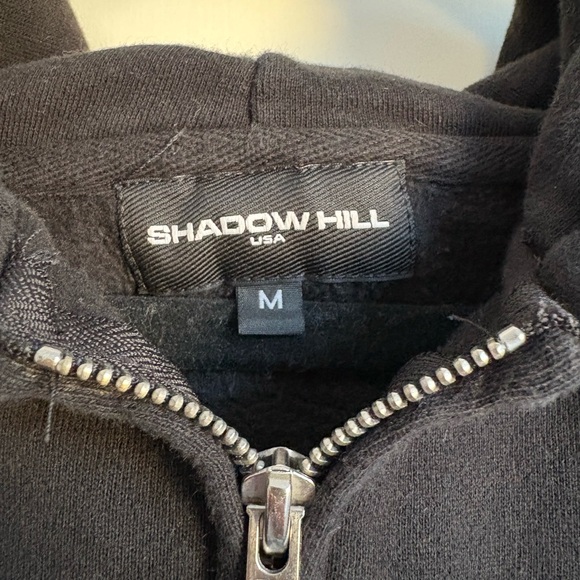 Shadow Hill Black Zip-Up Hoodie - Picture 10 of 12